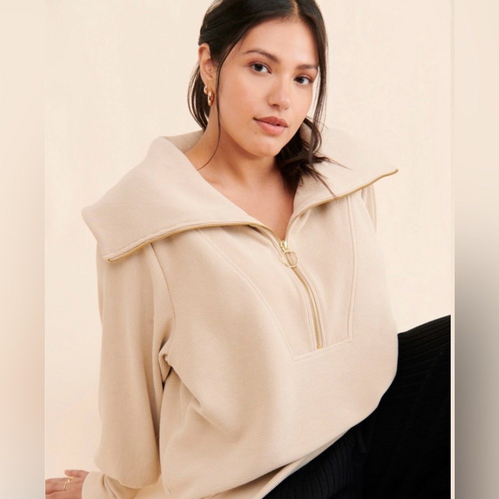 Varley Women's Vine Pullover cream XS